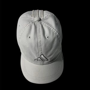 Adidas Performance Hat – White – One Size – Adjustable – Lightweight - Running